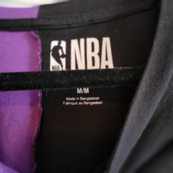 NBA TORONTO RAPTORS Womens size Medium long fit color block t shirt - Picture 5 of 5